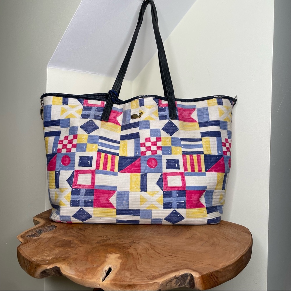 Vineyard Vines Nautical Sail Flags Shoulder Bag / Tote View 3